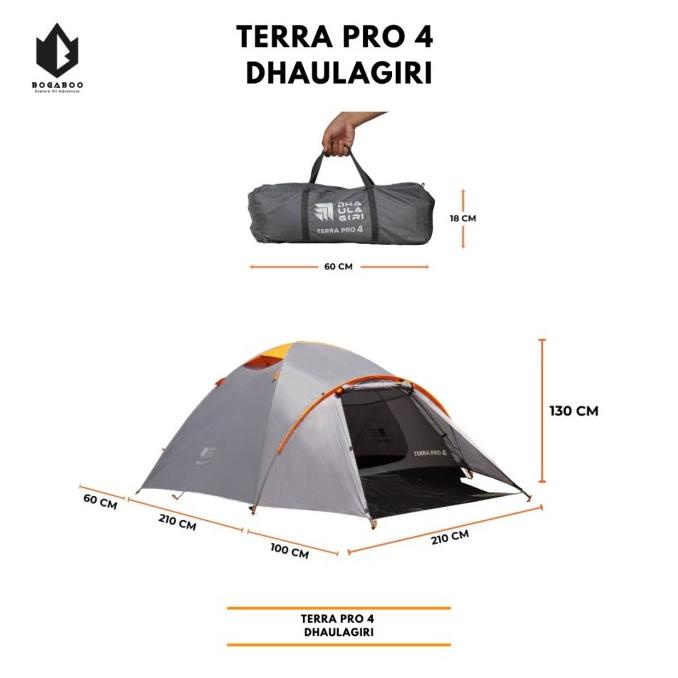 Peregrine Sula Tenda Da Campeggio 3 Persone – Verde, Impermeabile