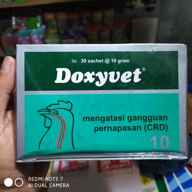 Jual UDI533 Doxyvet @ 10 gram 1 Box Isi 30 Sachet Obat Untuk Ayam Sakit ...