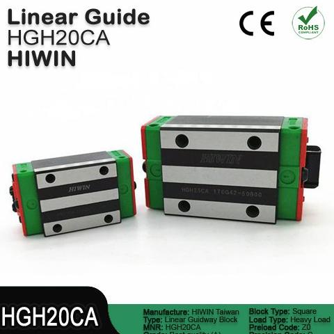 Jual {{{{}}] HGH20CA Linear guide block - Original Hiwin Taiwan ...