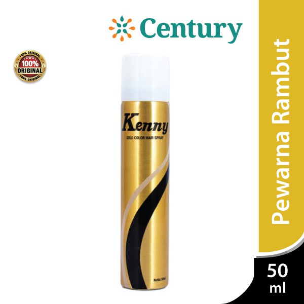 Jual KENNY GOLD COLOR HAIR SPRAY 50 ML / HAIR COLOR SPRAY / CAT RAMBUT