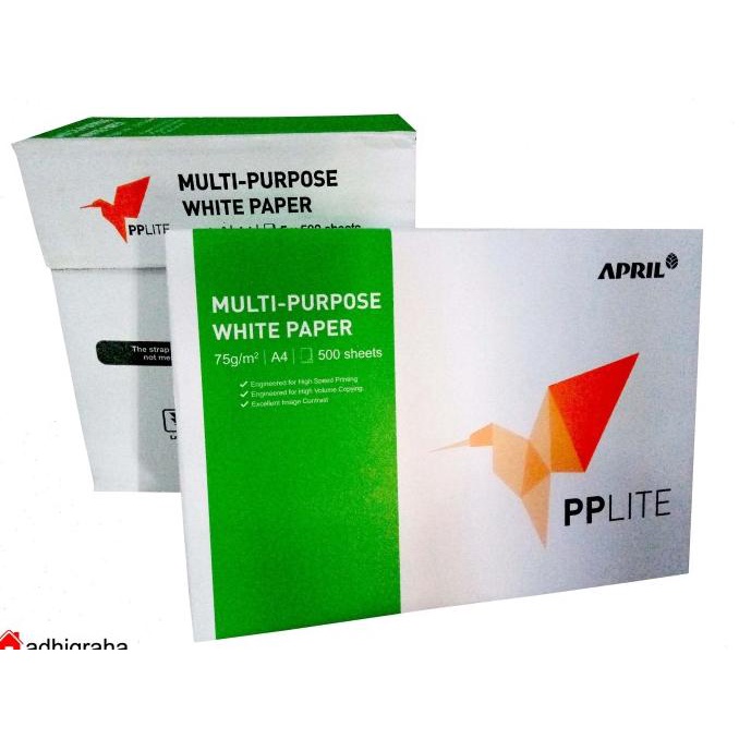 Jual 1 rim kertas A4 75gsm PP LITE (APRIL) | Shopee Indonesia
