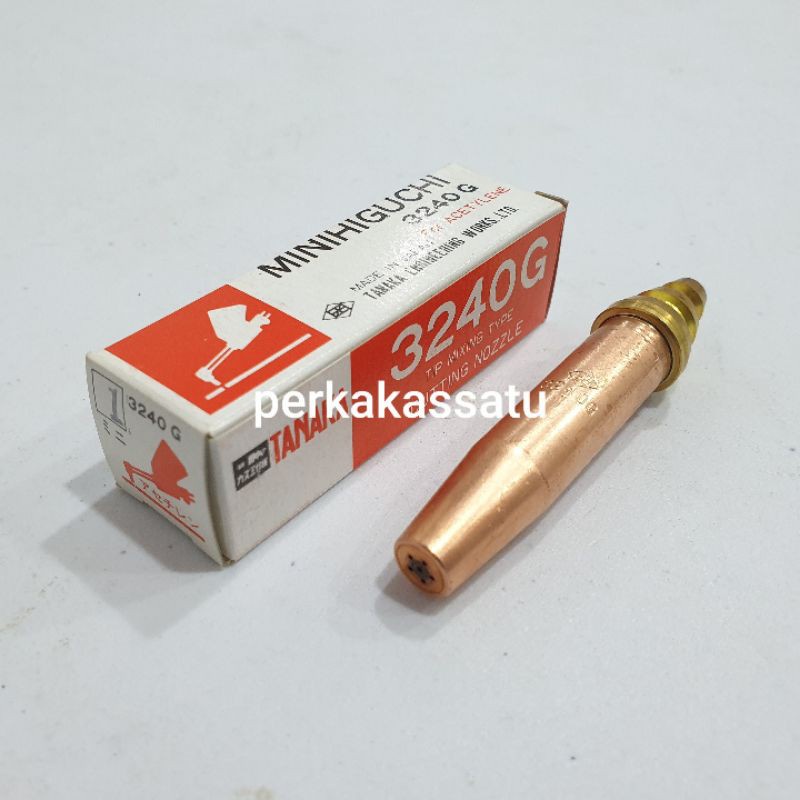 FlameTech Standard Replacement Cutting Tip Size 00 For Acetylene – 1/4" Capacity, Victor Compatible