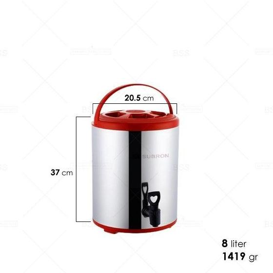 Jual Water Tank Jug Dispenser 8l 10l 12l Juice Teh Kopi Stainless Kran Pana Shopee Indonesia 8363