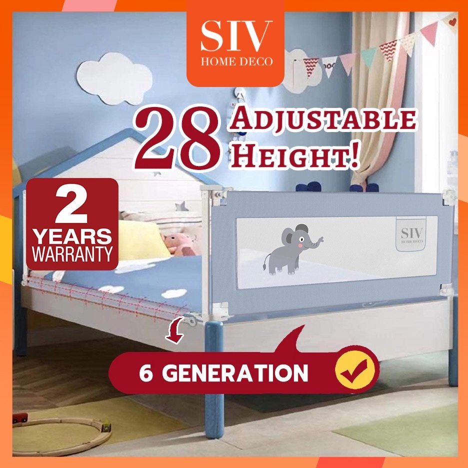 Jual [KODE A78E] SIV Baby Bedrail Bed Rail Pagar Pengaman Kasur Ranjang