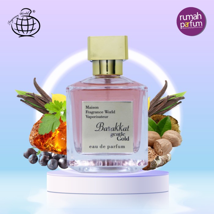 Jual Parfum Fragrance World Barakkat Gentle Gold Unisex 100 ML | Shopee ...