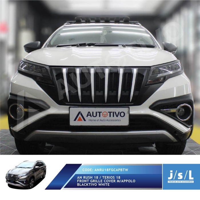 Jual JSL Appolo Grill Depan All New Terios 2018 Front Grille Black ...