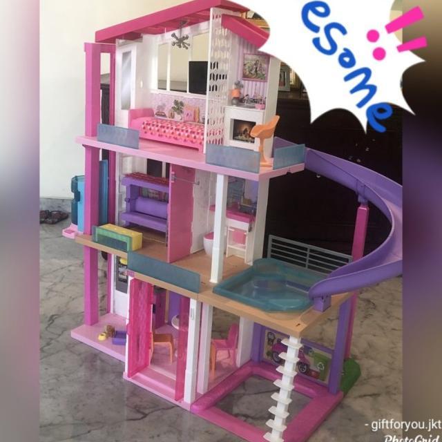 Jual Barbie Dream House Rumah Dreamhouse Original 3 Lantai Ada Kolam ...