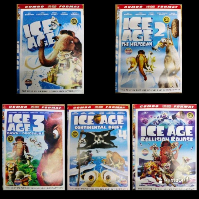 Jual Dvd Kartun Ice Age 1,2,3,4,5 Complete | Shopee Indonesia