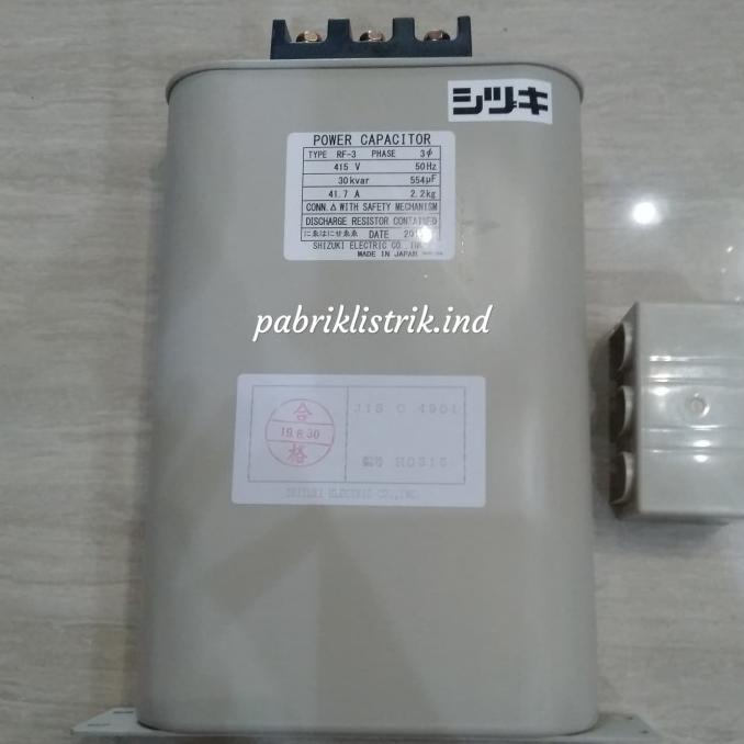 Jual Capacitor Kapasitor Bank 30 Kvar Rf 3 Rf-T Shizuki Original Japan ...