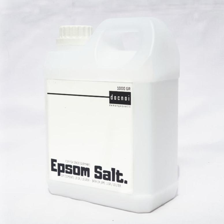 Jual Trending Epsom Salt Docnoi 1000 Gram Obat Ikan Bloating Dropsy