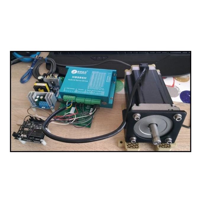 Jual [Haebot 2] Motor Stepper Nema 34 Closed Loop 12Nm + Driver Hbs86H ...