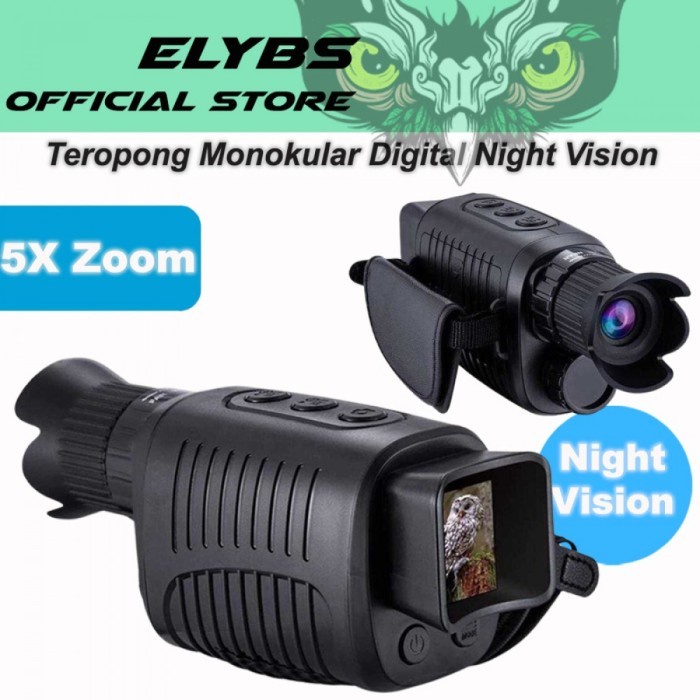 Jual Monokular Teropong Digital Foto Video Night Vision Infrared 1080P