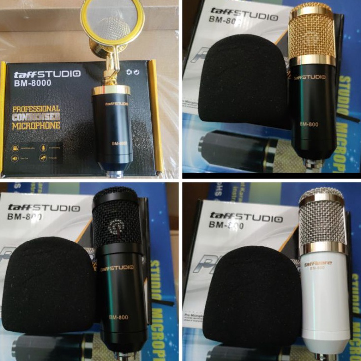 Jual Pasti Murah Mikrofon TAFFSTUDIO TAFFWARE Condenser BM800 BM8000