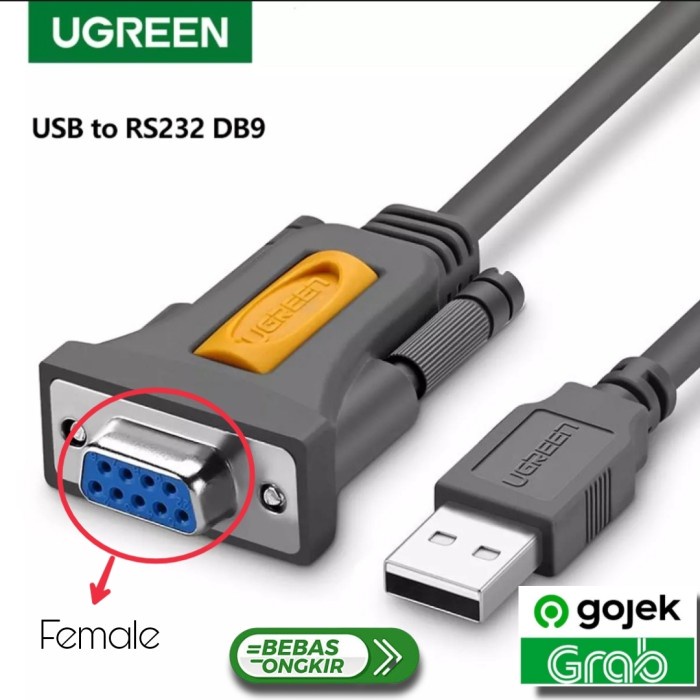 Jual Ugreen Kabel Converter Serial Db Rs Female To Usb Male M Shopee Indonesia