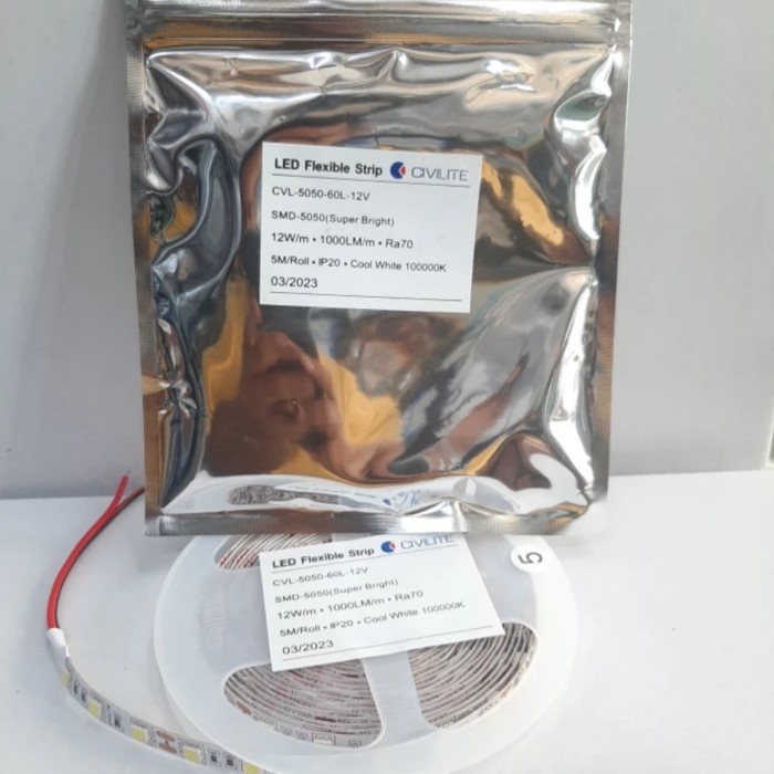 Jual led strip civilite 5050/led flexible strip civilite 100000K Murah ...