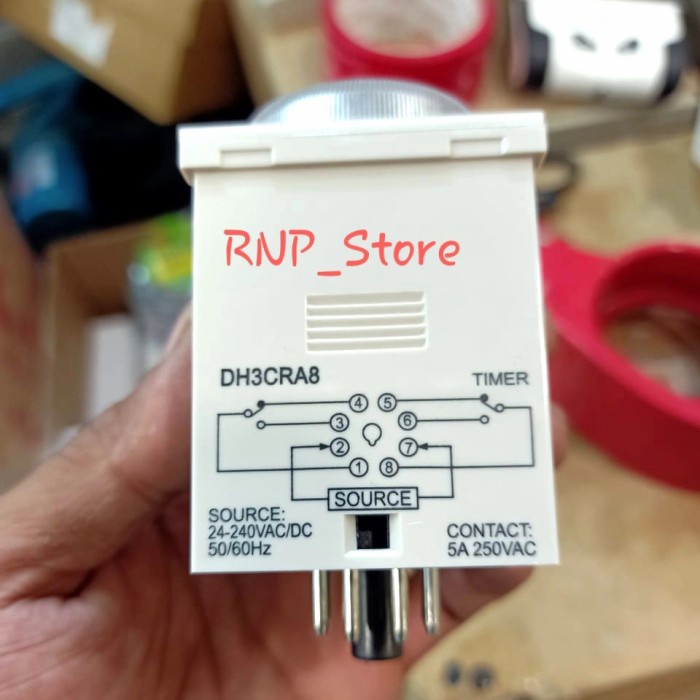 Jual Timer Dh3Cr-A8 24Vdc - 240Vac 8 Mode 5A Dv | Shopee Indonesia