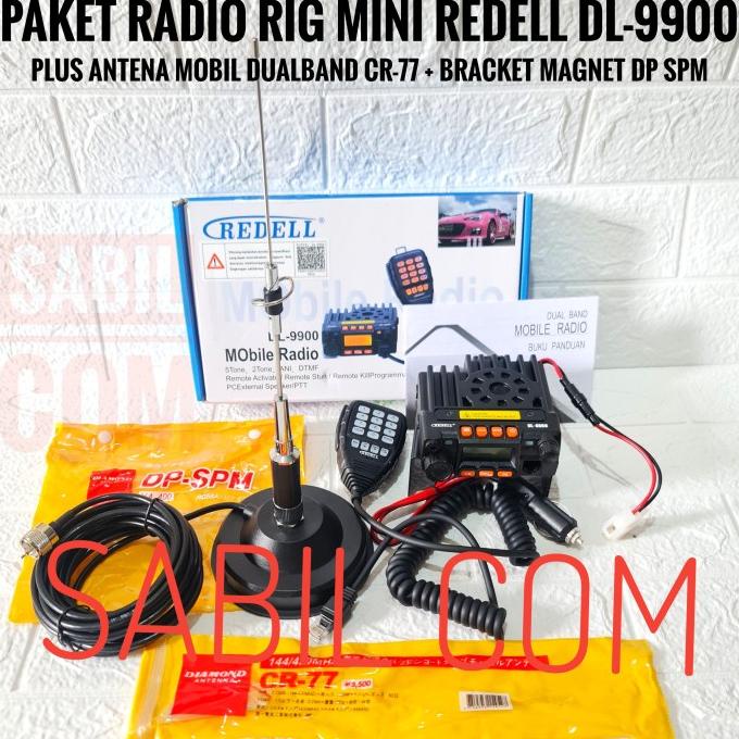 Jual RADIO RIG MINI DUALBAND PLUS PAKET ANTENA CR77 BRACKET MAGNET DP ...