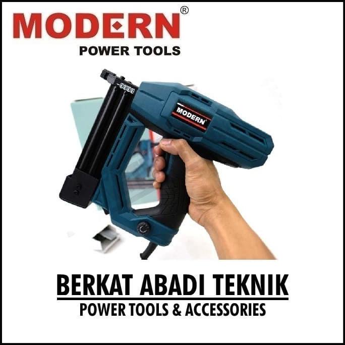 Jual MODERN M30FU Staples Paku Tembak Electric Tacker Gun Nailer Nail ...