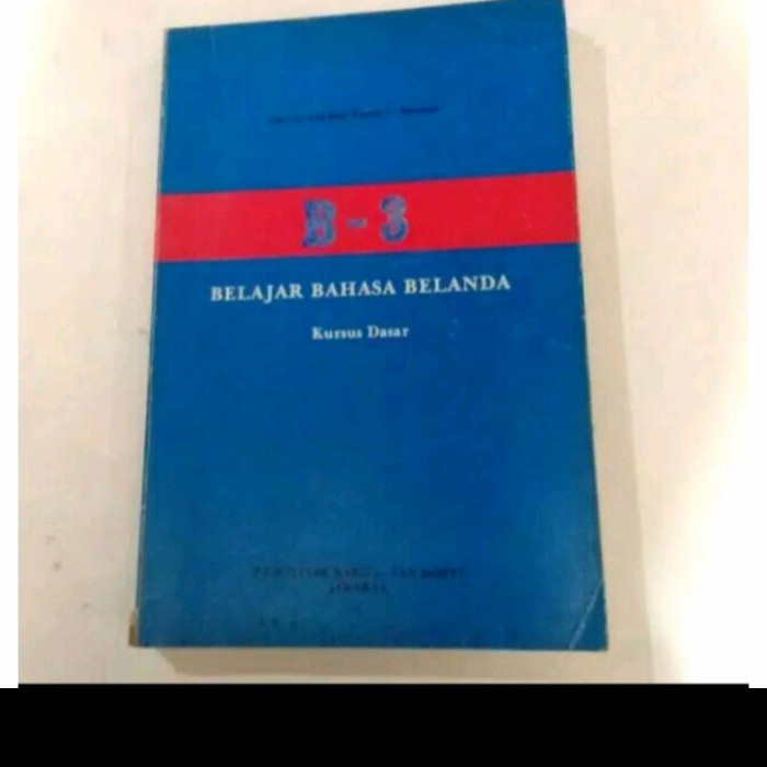 Jual HOT SALE!!! BELAJAR BAHASA BELANDA B-3 KURSUS DASAR BY DRS N VAN ...