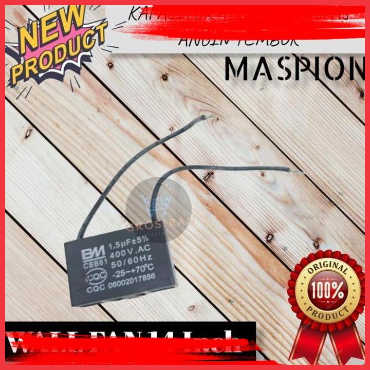 Jual (blg) kapasitor 1,5 mikro maspion wall fan 14 inch kipas angin
