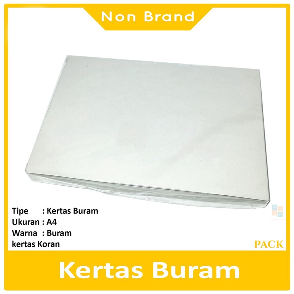 Jual PPID - Kertas Buram Kertas Koran Ukuran A4 - Pack [ART. X8S2 ...