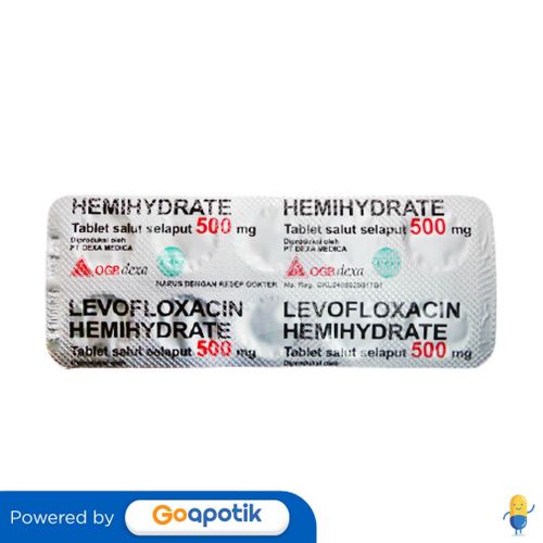 Jual Levofloxacin Ogb Dexa Medica 500 Mg Strip 10 Tablet Shopee Indonesia