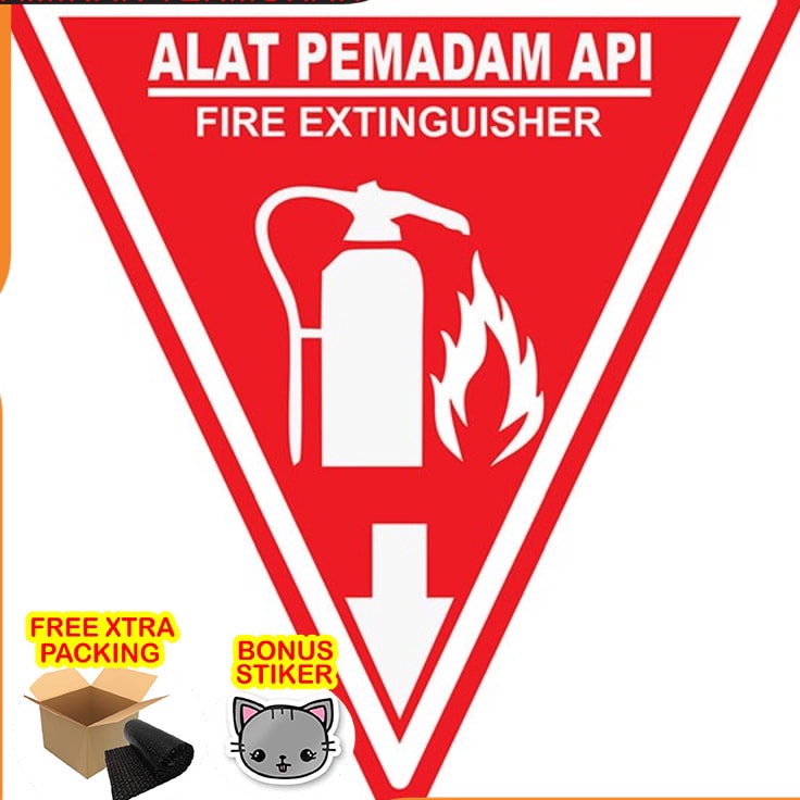 Jual KUALITAS OKE Promo Sign Rambu APAR 20x20cm. Plat acrylic. Rambu ...