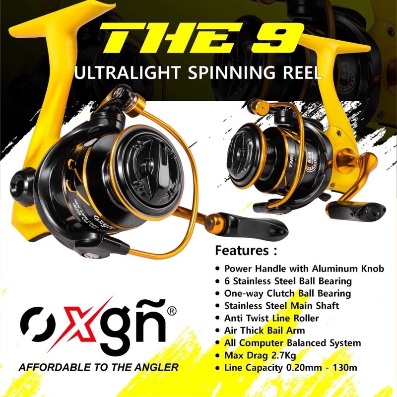 Jual REEL OXGN THE 9 REEL ULTRA LIGHT | Shopee Indonesia