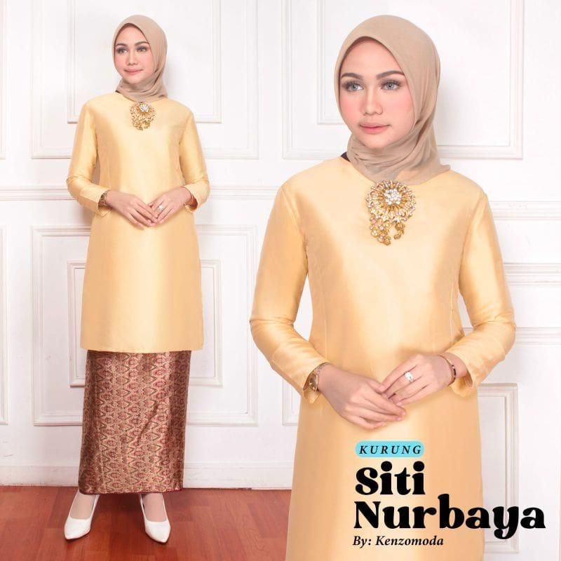 Jual Cod Bisa Stelan Dan Atasan Kebaya Baju Kurung Tafetta Polos Dan