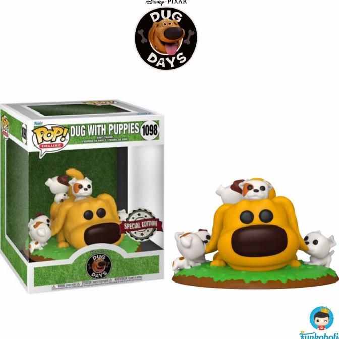 Jual Funko Pop! Deluxe Disney Dug Days Dug With Puppies [Exclusive