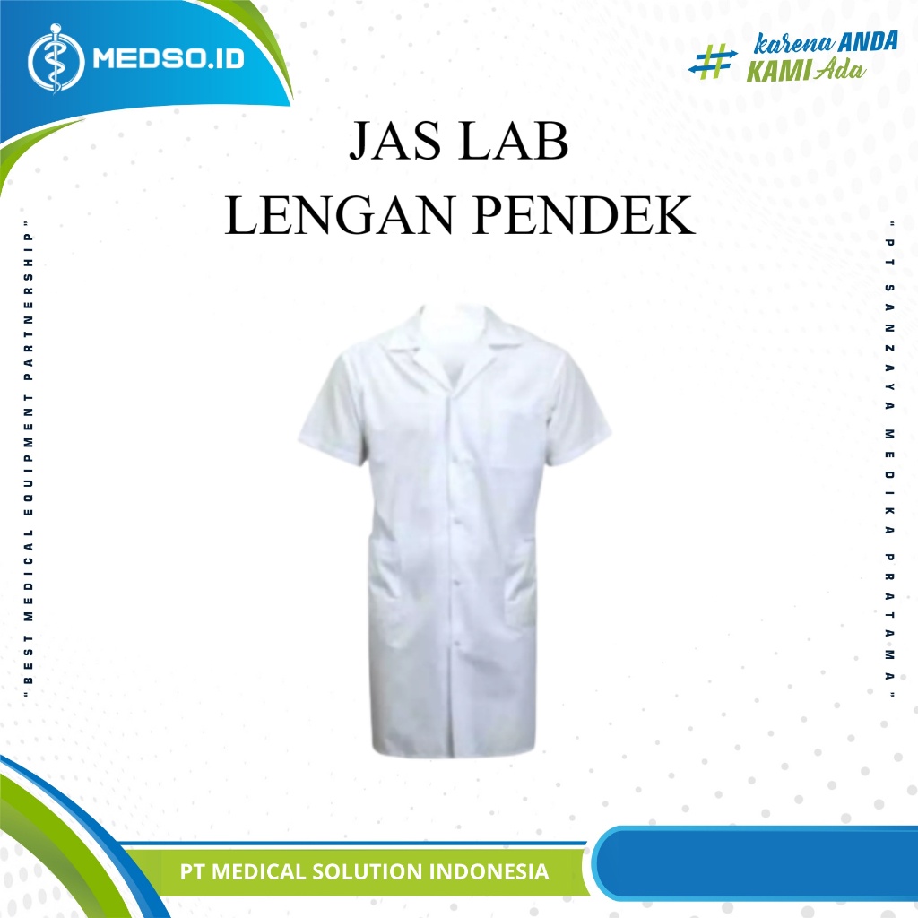Jual JAS LAB / BAJU LABORATORIUM / JAS LABORATORIUM LENGAN PENDEK ...