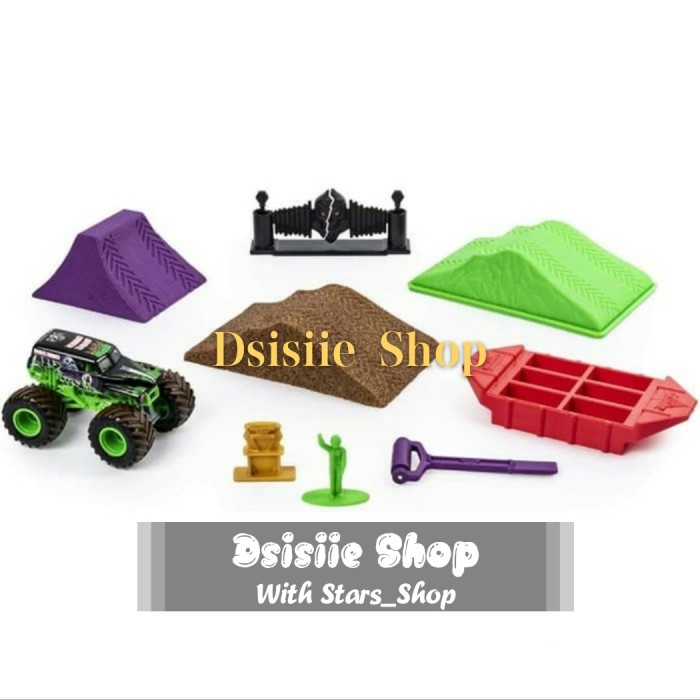 Jual MUST HAVE!! MONSTER JAM GRAVE DIGGER TRACK MONSTER DIRT DELUXE ...