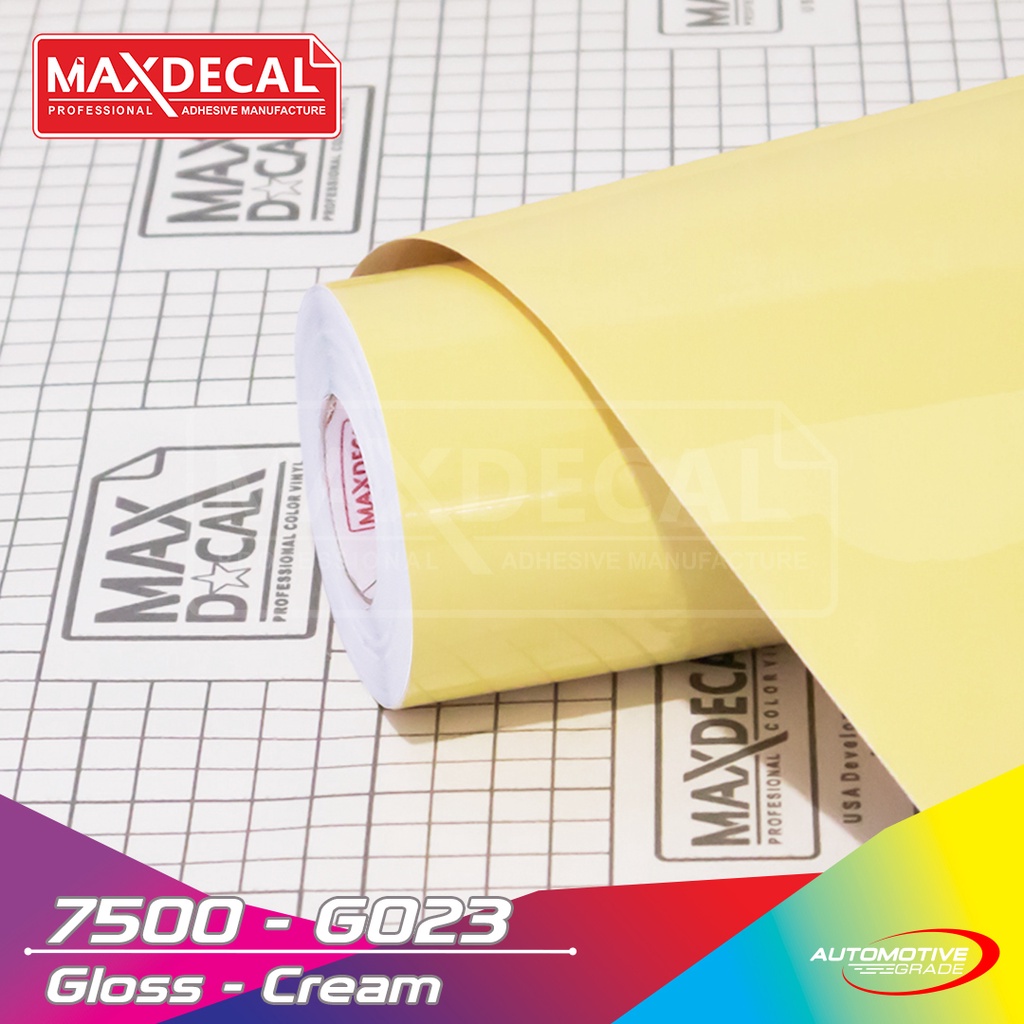 Jual Sticker Stiker Skotlet Maxdecal Max Decal Cream Crem 7500 G023