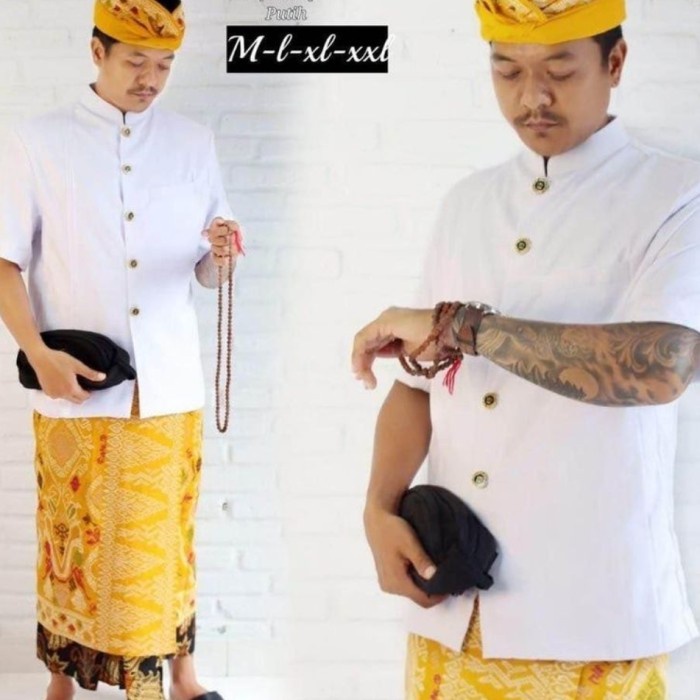 Jual Baju Safari Pakaian Adat Pria Bali Laksmi Shopee Indonesia 