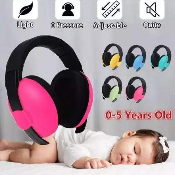 Jual Baby Earmuff / Earmuff Bayi pelindung telinga suara flight pesawat