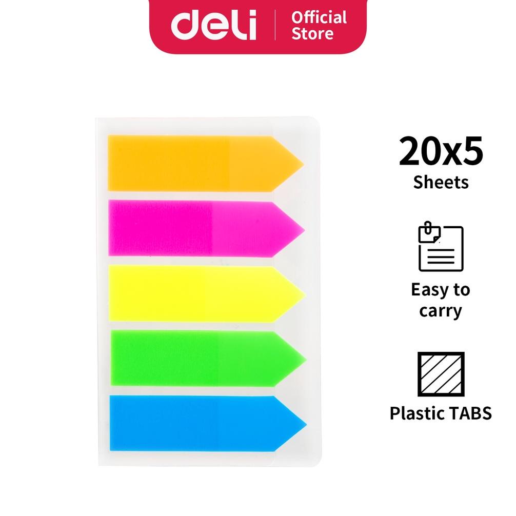 Jual Deli Index Tab Penanda Warna Cerah, Merekat Kuat, Tidak ...