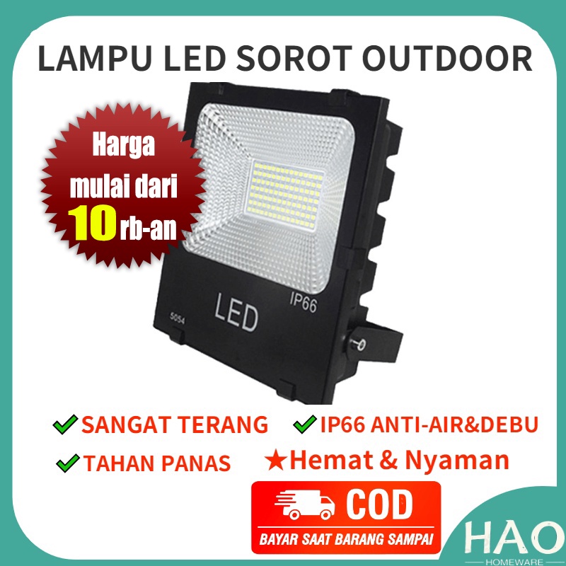 Jual Lampu Sorot Led 10w 200w Cahaya Putih Kuning Lampu Tembak