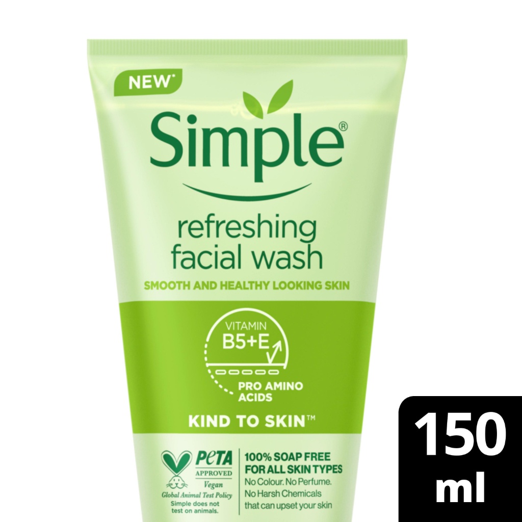 Jual Simple Refreshing Facial Wash 150 mL | Shopee Indonesia