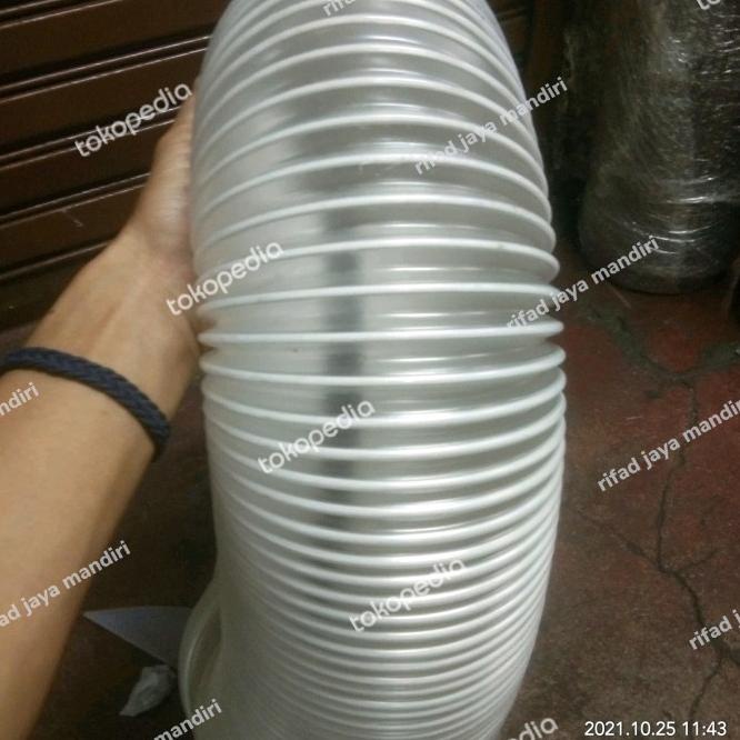 Jual Pu Ducting Hose Plastic Flex Size Inchi Selang Vacuum Shopee Indonesia