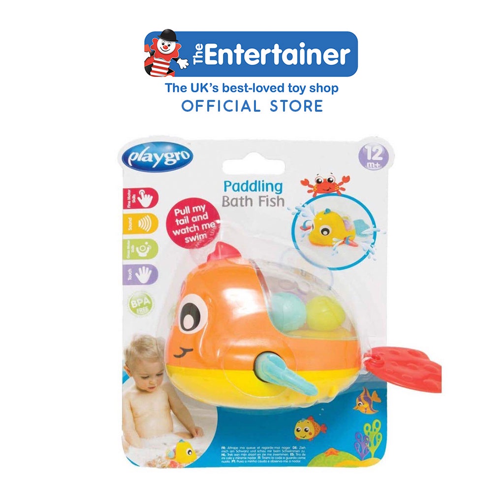 Jual Playgro Paddling Bath Fish - Mainan Mandi (Multicolor) | Shopee ...