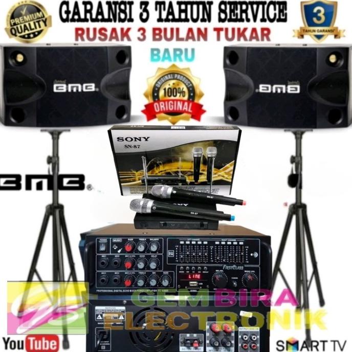 Jual Paket Sound System Bluetooth Bmb Original Home Theater Karaoke