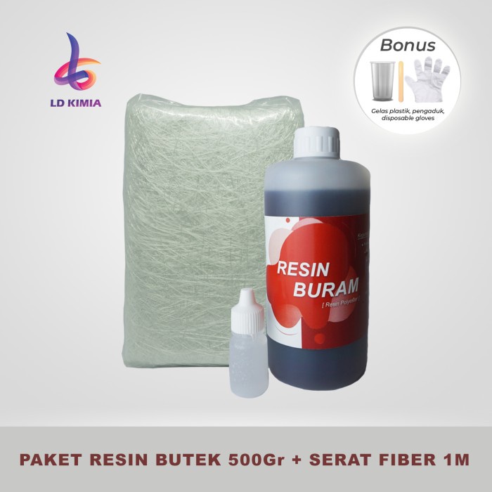 Jual Paket Resin Butek 500 Gr Serat Fiber 1x1m Shopee Indonesia 4650