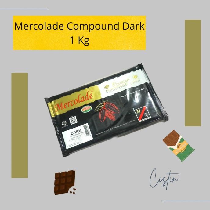 Jual 000 Mercolade Compound Dark 1kg Coklat Batang Shopee Indonesia