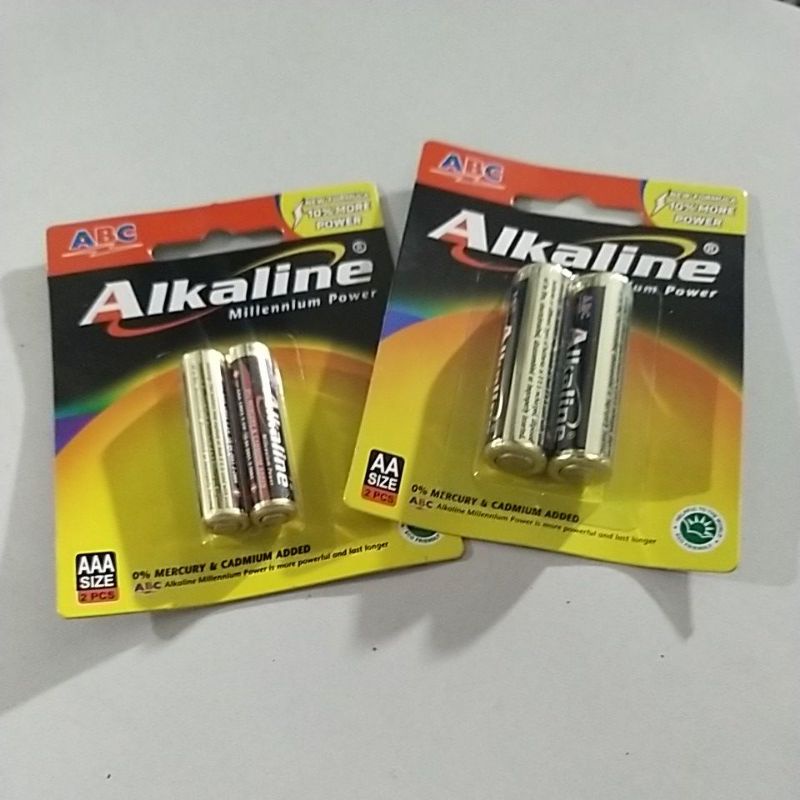 Jual batu baterai abc alkalin / battery ABC alkaline / batre AA / A2 ...