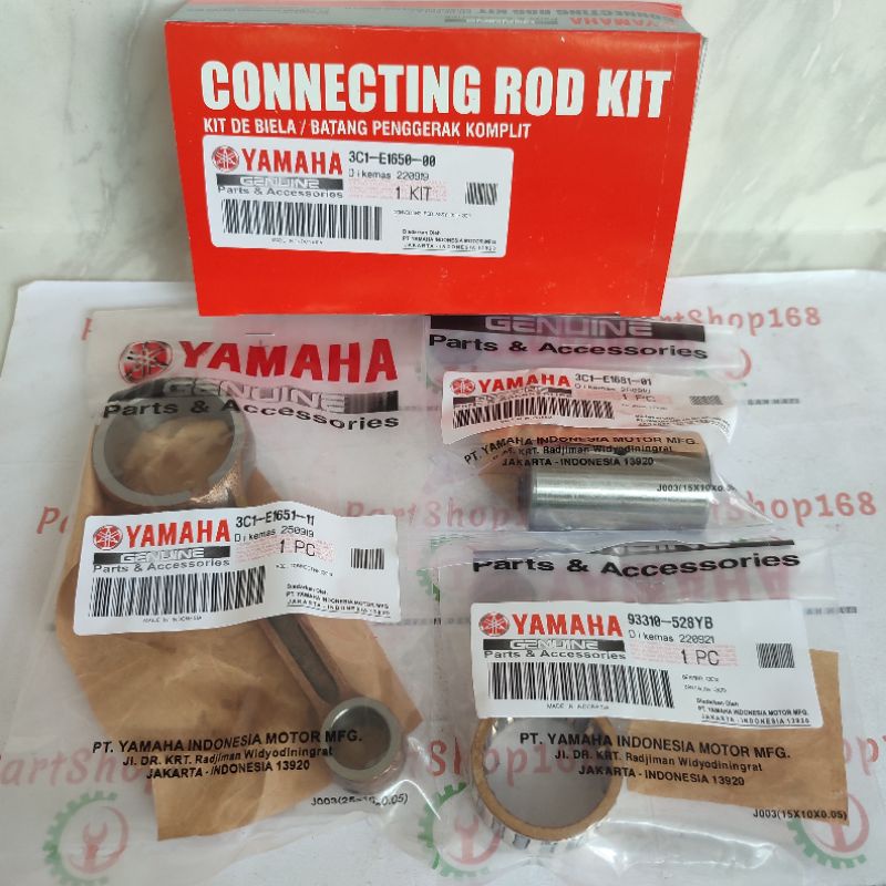 Jual Connecting Rod Assy CONROD Stang Seher Komplit VIXION R15 MX King ...