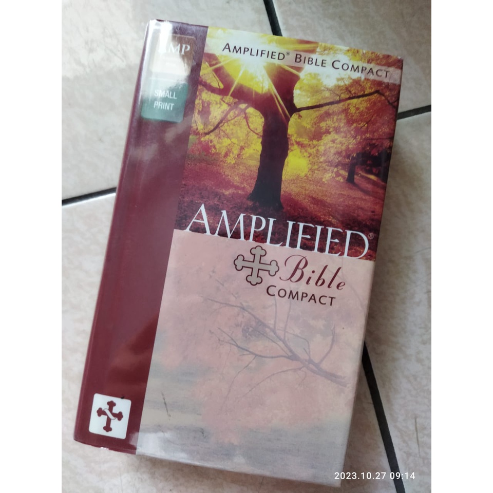 Jual Buku Rohani Kristen AMPLIFIED BIBLE COMPACT. Small Print Shopee