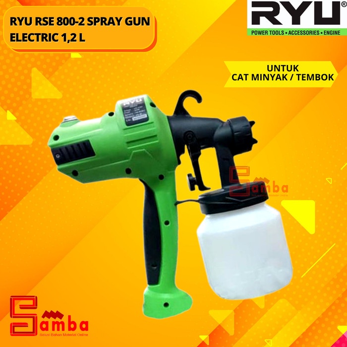 Jual New Ryu Rse 800-2 Spray Gun Electric Alat Semprot Cat Minyak ...