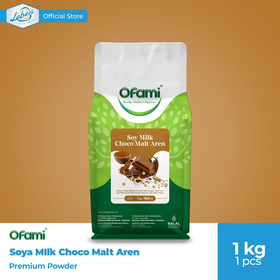 Jual Ofami® Soy Milk Choco Malt Aren - 1 kg | Shopee Indonesia