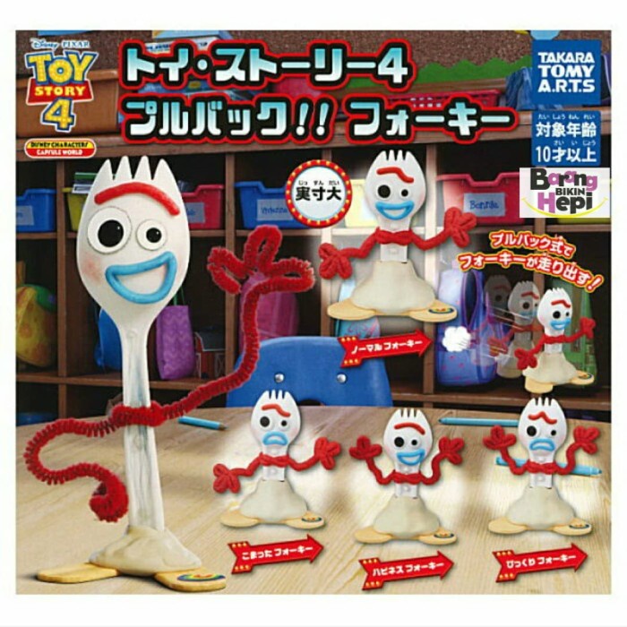 Jual Baru Gashapon Toy Story Forky Set Of 4 Limited | Shopee Indonesia