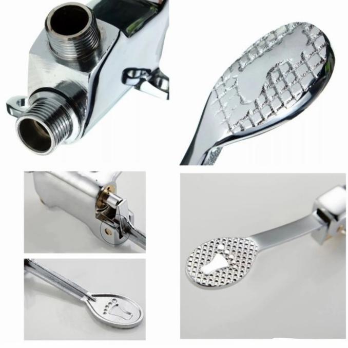 Jual Kran Injak Kaki Foot Pedal Valve Alumunium | Shopee Indonesia